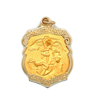 14KY Saint Michael Charm