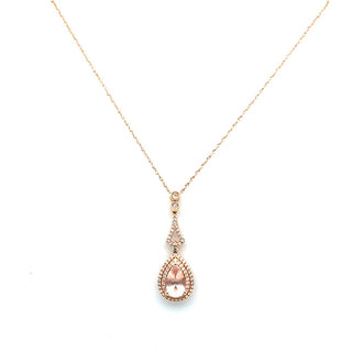 14KR Colored Stone Necklace